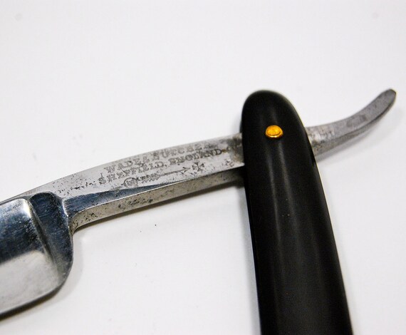 1800s vintage Wade & Butcher Sheffield Straight Razor 6/8
