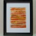 Mesa original abstract art acrylic painting on paper signed by artist