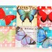Butterfly Glass Magnets, Fridge Magnets, Nature Magnet, Butterfly Magnets, Magnets, Home Decor