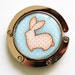 Diaper Bag Hanger, Baby, Diaper Bag, Folding Purse Hanger, Handbag Hook, Purse Hook, Baby Shower, Bunny, Rabbit