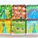 Peacock Fridge Magnets, Glass Magnets, Peacock magnet, peacock, peacock feathers