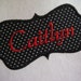 Personalized name patch- Iron on embroidered fabric applique no sew