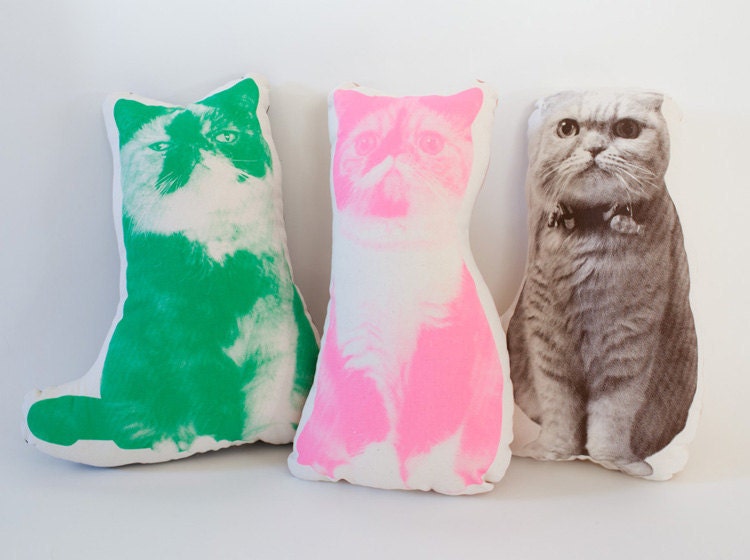 Cat Meme shaped cushion by FGMstore on Etsy