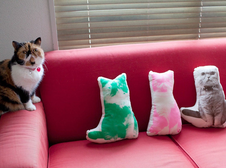 Cat Meme shaped cushion by FGMstore on Etsy