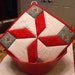 Red & White Quilted Potholder