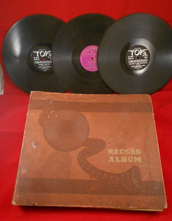 78 Record Album Collection 1950's