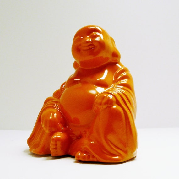 ceramic buddha figurine // kitschy home decor // by nashpop