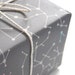 Eco-friendly Wrapping Paper "Gray Molecules" Set of 2