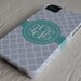 Personalized Monogrammed Quatrefoil iPhone Case (Slim)