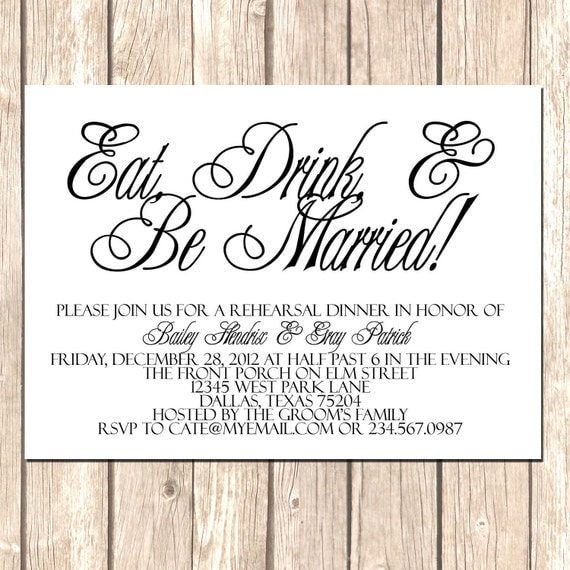 Simple Casual Party Invitations 4