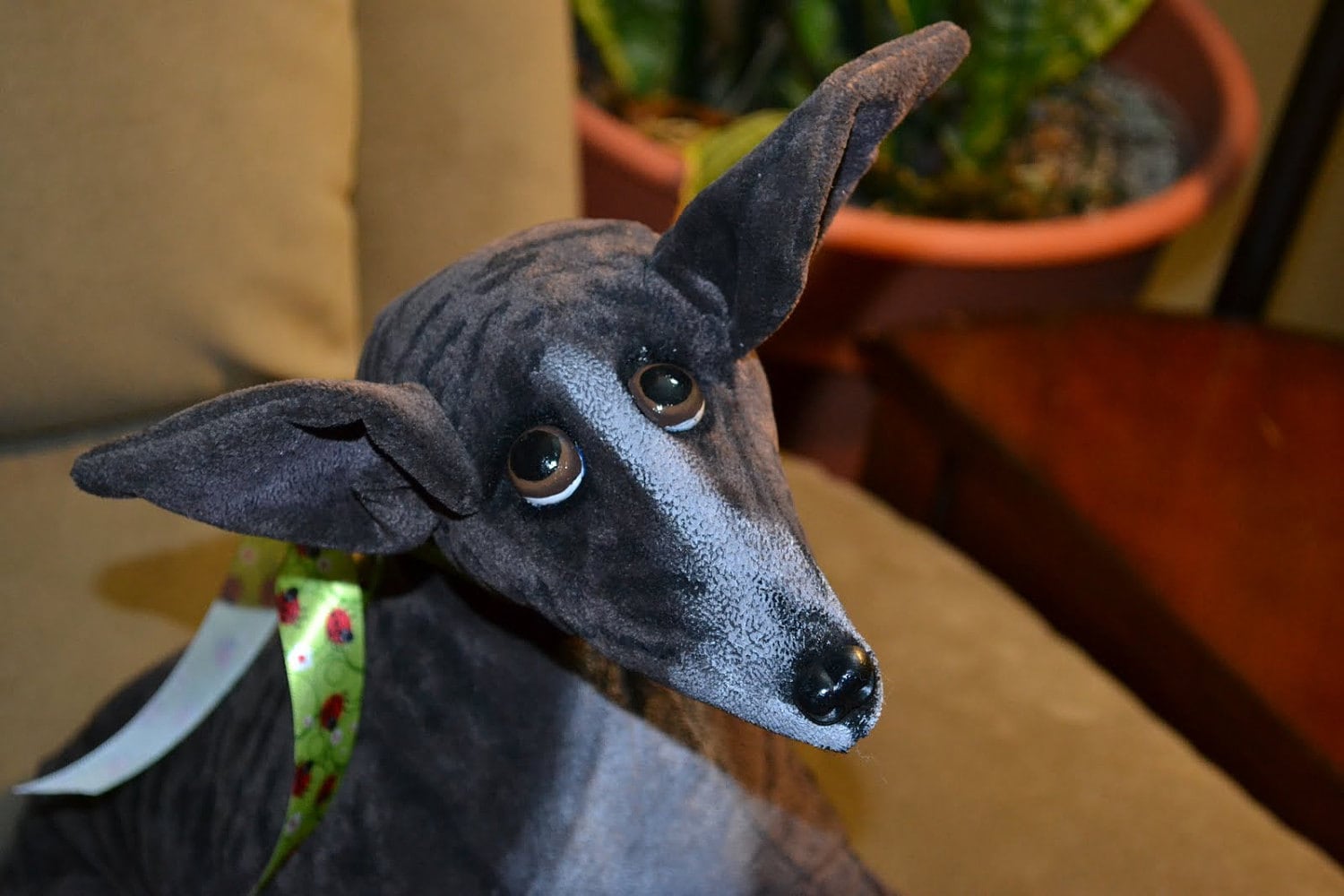 greyhound stuffed animal toy