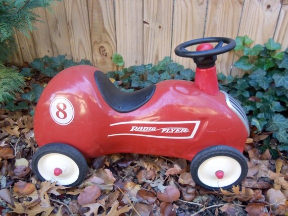 Antique Radio Flyer Childs Toy Scooter/Car/Roadster