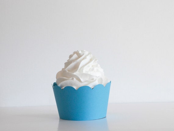 Teal Cupcake Wrappers Il_570xn