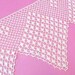 Gorgeous Piece of Deeply Scalloped Victorian Crochet Lace Trim