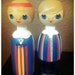 Peg Dolls - Wedding Topper - Held for Ray