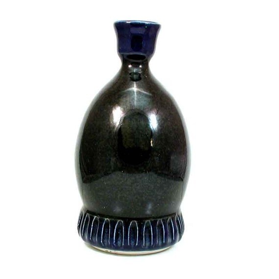 Modern Black Vase Modern Porcelain Vase Shiny Black Bottle