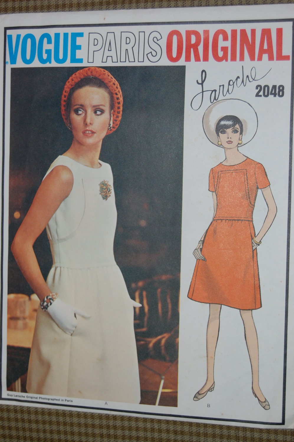 Vintage Sewing Pattern Vogue Paris by BedSheetintheKitchen