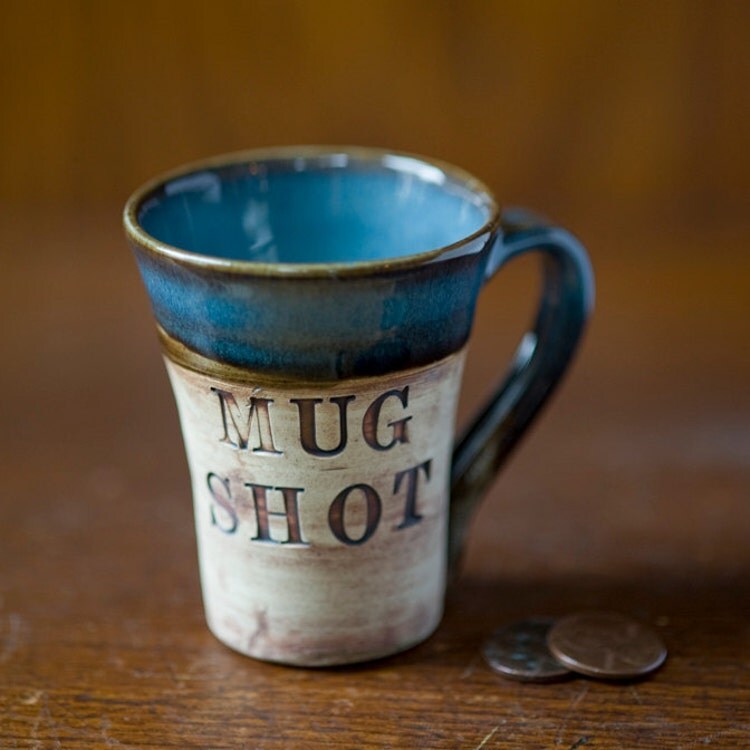 Shot glass Mug Shot Espresso shot Demitasse cup by juliaedean
