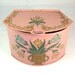 RESERVED for IAMSAMM13 Handpainted Trinket Tin with Hinged Lid Made in Thailand