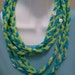 Braided Recycled T Shirt Necklace Lariat Eternity Infinity