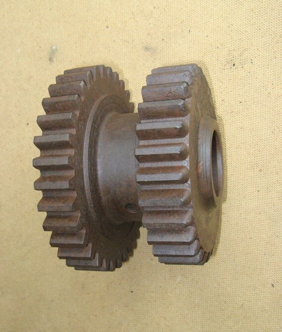 Double spur gear