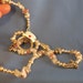 Reduced Vintage nurses eyeglass holder necklace with charms (A3)
