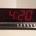 Spartus retro alarm clock - large display digital electric vintage alarm - Model 1150 Year 1984