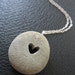 Heart Beach Stone Necklace