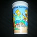 1990 vintage The Simpsons souvenir plastic cup from Burger King