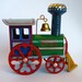 Vintage Hallmark Keepsake Christmas Ornament Tin Locomotive Train 1987 6th in the Series