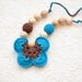 SALE - Nursing Breastfeeding necklace - teething toy - Organic Teething Necklace - Breastfeeding necklace