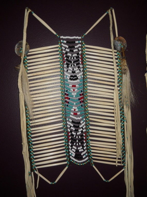 Native American Design Breastplate Shoshone by SkyFeathersTrading