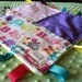 Minky Baby Ribbon Lovey Blanket- ABC Baby Girl