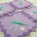 Purple Dragonfly Gift Tags Baby Shower Wedding Bridal Shower Tags Set of 4