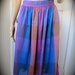 SALE Vintage 70s Byer Checkered Small House on the Prairie Skirt