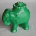 Elephant cigarette holder vintage German Erphila green figurine