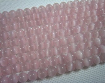 ON SALE, top quality cat eye,8mm round,15 inch