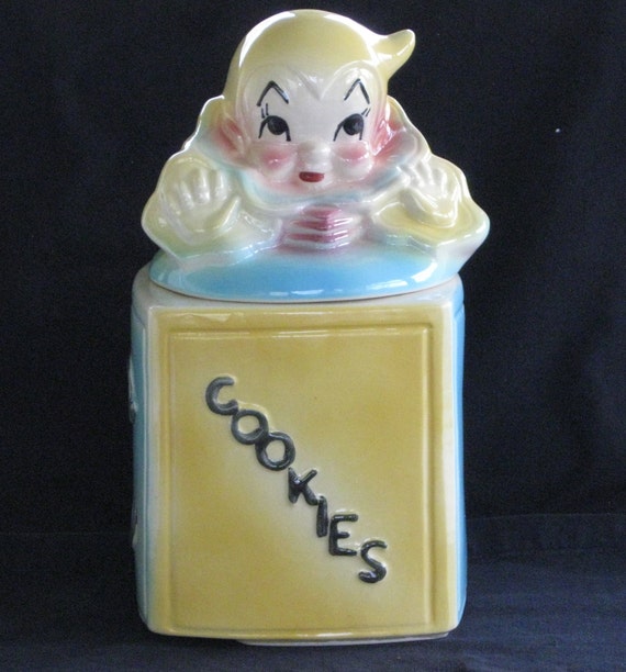 American Bisque JackintheBox Cookie Jar in Excellent