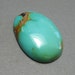 Natural Turquoise Cabochon from the Dyer Blue Mine, Nevada