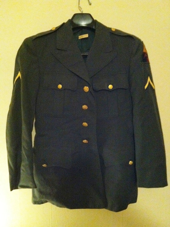 1950's US Army 1st Armored Division Dress by WorldWonderAntiques