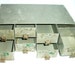 Vintage 8 Drawer Small Metal INDUSTRIAL Cabinet - Wonderful Pulls