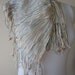 sale Ivory stripes gauze linen shawl scarf woman-man-womens SCARVES crinkle,Turkish Scarf by scarves2012 gift under 10 dollars