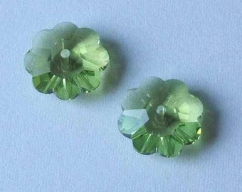 SWAROVSKI 3700 Margarita Crystal Bead PERIDOT