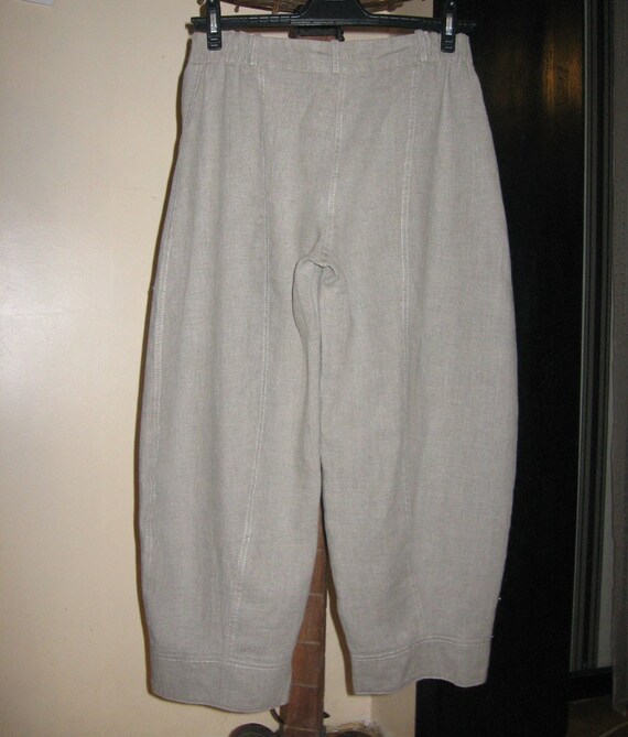 Eco friendly natural linen pants by rubuartele on Etsy