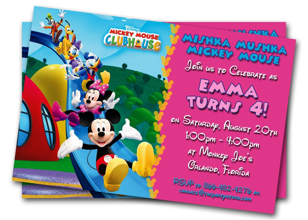 Kids Birthday Party Invitations With Photo 7