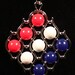 Sarah Coventry, Red, White and Blue Vintage Necklace