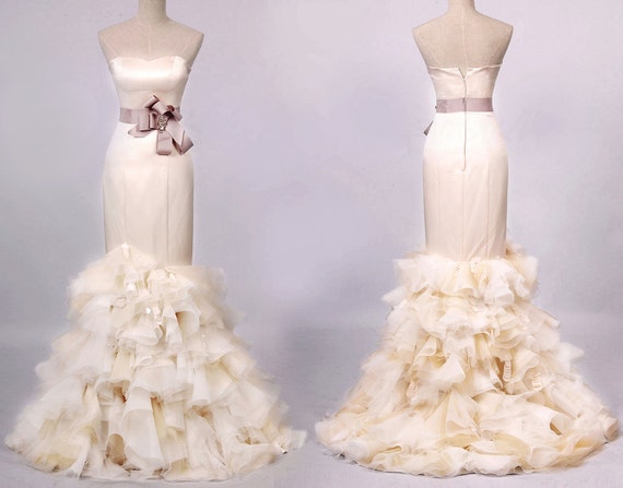 Items similar to Reserved listing for Misty White Custom make dress on Etsy