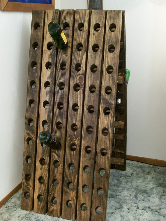 AFrame Wine Rack 120 Bottle Riddling Winerack Freestanding