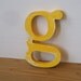 Wood Letter "g" 24" Painted & Distressed ANY Letter 11 Colors Choice of Font
