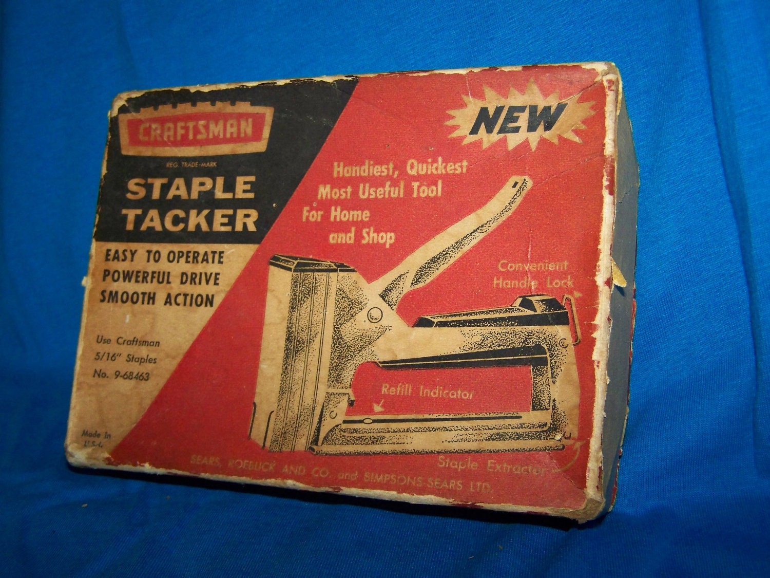 Craftsman Stapler Tacker Vintage Tools Craftsman Tools from ...